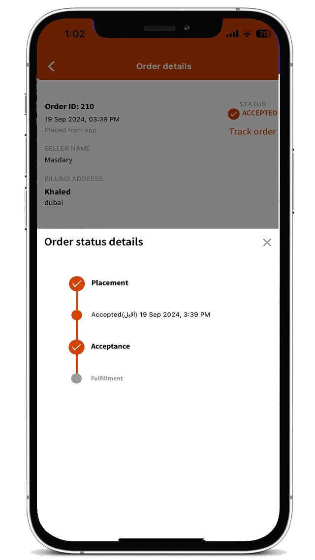 User account and settings